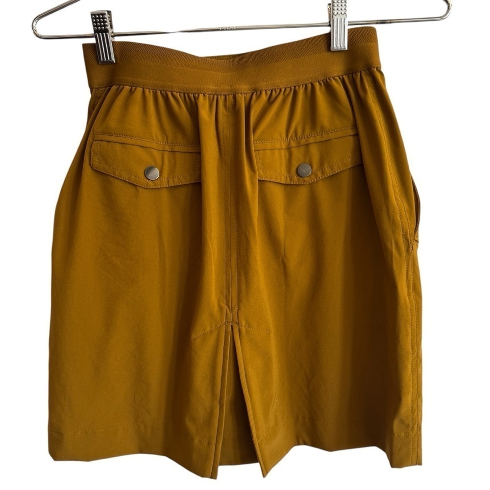 Athleta Vienna Cargo Skort, Brass Yellow, Size 0 - Picture 8 of 10
